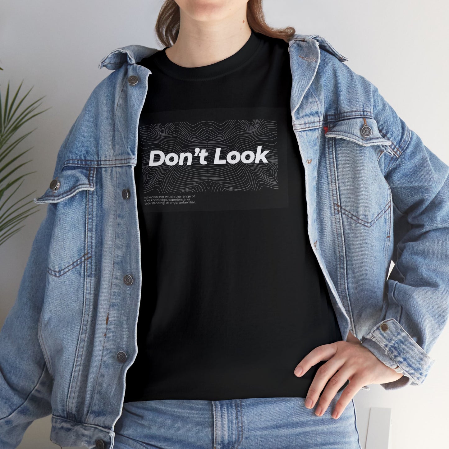 Don’t Look Unisex Heavy Cotton Tee