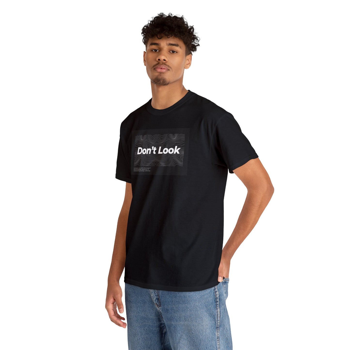 Don’t Look Unisex Heavy Cotton Tee